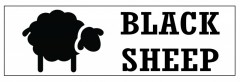 Śmieszne tabliczki refleksyjne (Black Sheep)