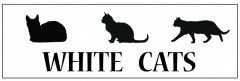 Śmieszne tabliczki refleksyjne (White Cats)