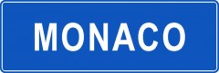 Tabliczki z nazwami miejsc i miejscowości (Monaco 1)