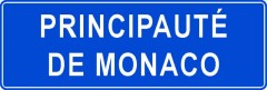Tabliczki z nazwami miejsc i miejscowości (Principauté de Monaco 2)