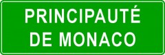 Tabliczki z nazwami miejsc i miejscowości (Principauté de Monaco 1)