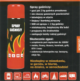 Spray gaśniczy