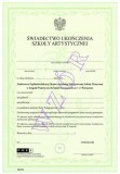 Świadectwo ukończenia szkoły artystycznej ART/21