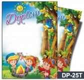 Dyplom dla dzieci DP-25T (linie pomocnicze)