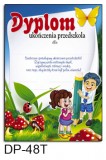 Dyplom ukończenia przedszkola (z treścią, linie pomocnicze) DP-48T