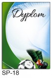 Dyplom sportowy SP-18 - piłka nożna