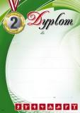 Dyplom sportowy SP-15T drugie miejsce (linie pomocnicze)