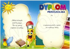 Dyplom Wzorowego Przedszkolaka DS-25