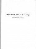 Dziennik innych zajęć, oprawa broszurowa, A4, nowość!!!