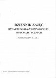 Dziennik zajęć dydaktyczno-wyrównawczych i specjalistycznych