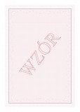 Gilosz - A4 - różowy - liceum ogólnokształcące - dla świadectw ukończenia szkoły, gilosz z zabezpieczeniami (papier specjalny, UV, numeracja)