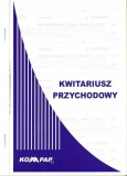 Kwitariusz przychodowy - A5 mały - oryginał + 2 kopie