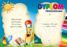 Dyplom przedszkolaka DS25