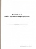 Dziennik zajęć pomocy psychologiczno-pedagogicznej