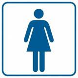 Toaleta damska - Znak