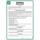 Tablica - Instrukcja obsługi apteczki - 24,5 cm x 35 cm