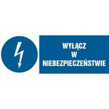 Wyłącz w niebezpieczeństwie - 7x21 - tabliczka