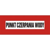 Punkt czerpania wody - 14x36 - znak