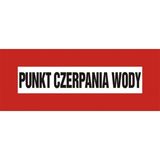 Punkt czerpania wody - 14x36 - znak