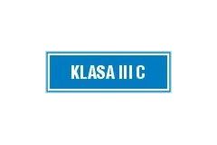 Klasa III C - tabliczka