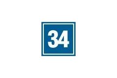 34 - Numer sali - tabliczka