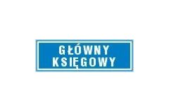 Tabliczka na drzwi - Główny księgowy