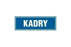 Kadry - tabliczka