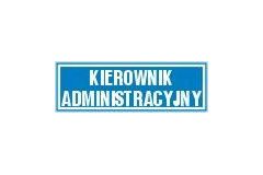 Tabliczka na drzwi - Kierownik administracyjny