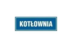 Kotłownia - tabliczka