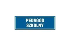 Tabliczka na drzwi - Pedagog szkolny