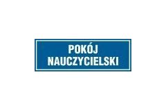 Tabliczka na drzwi - Pokój nauczycielski