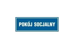 Pokój socjalny - tabliczka