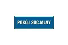 Pokój socjalny - tabliczka