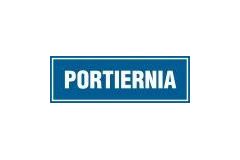 Portiernia - tabliczka