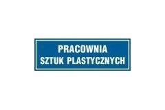 Pracownia sztuk plastycznych - tabliczka