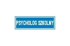 Tabliczka na drzwi - Psycholog szkolny