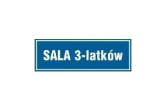 Tabliczka na drzwi - Sala 3-latków