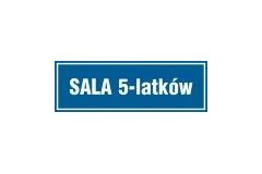 Sala 5-latków - tabliczka