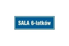 Tabliczka na drzwi - Sala 6-latków