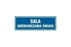 Tabliczka na drzwi - Sala doświadczania świata