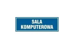 Tabliczka na drzwi - Sala komputerowa