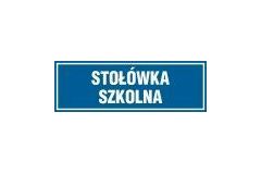 Stołówka szkolna - tabliczka