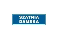 Szatnia damska - tabliczka