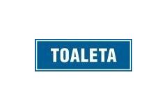 Toaleta - tabliczka