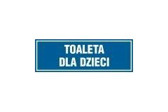 Tabliczka na drzwi - Toaleta dla dzieci