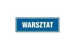 Warsztat - tabliczka