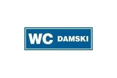 WC damski - tabliczka