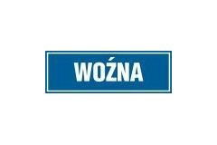 Woźna - tabliczka