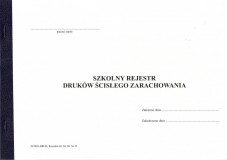 Szkolny rejestr druków ścisłego zarachowania