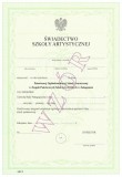 Świadectwo szkolne promocyjne ART/2